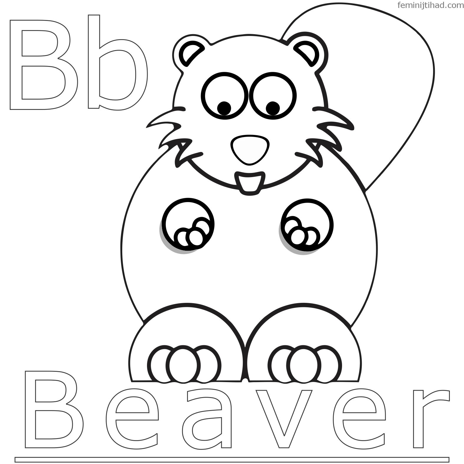 1575x1575 Beaver Coloring Pages To Print For Free Coloring Pages For Kids