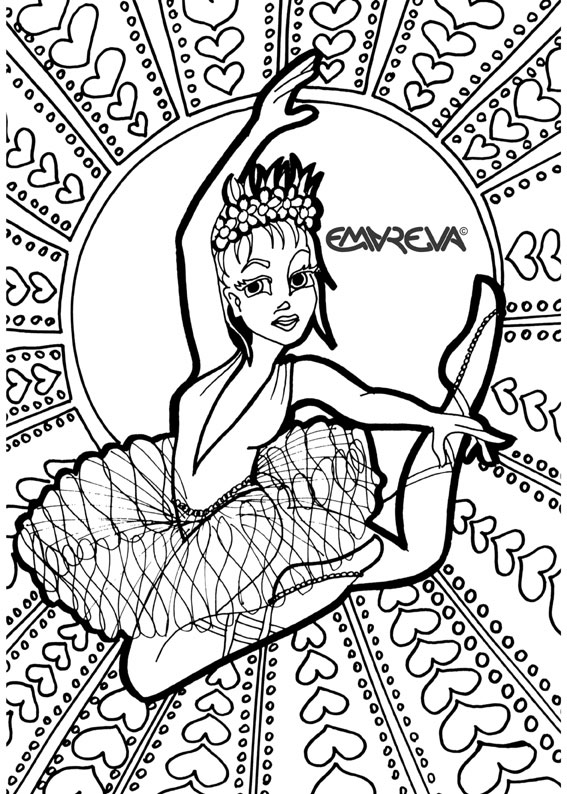 567x794 Dance Coloring Pages Printable