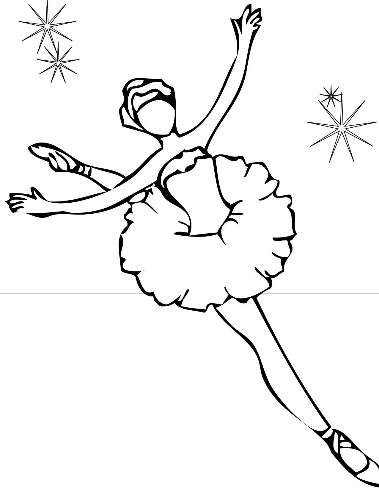 1275x1650 Cool Ballet Dancer Coloring Pages Special Picture Colouring