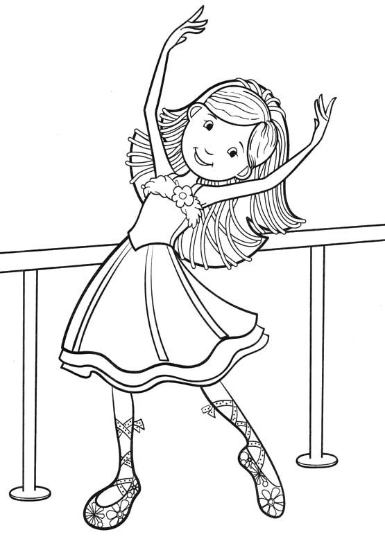 555x778 Dance Coloring Pages