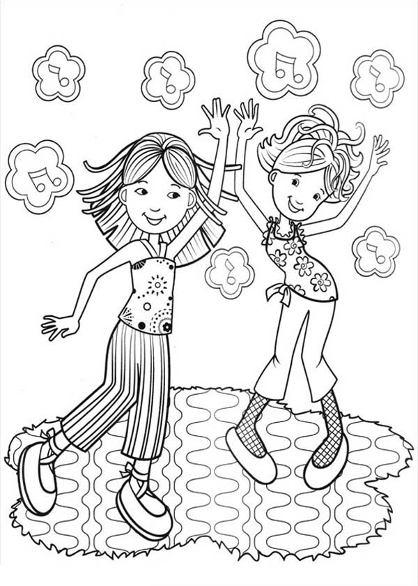 Groovy Girls On The Dance Floor Coloring Pages Batch Coloring 600x840 Groovy Girls On The Dance Floor Coloring Pages Batch Coloring