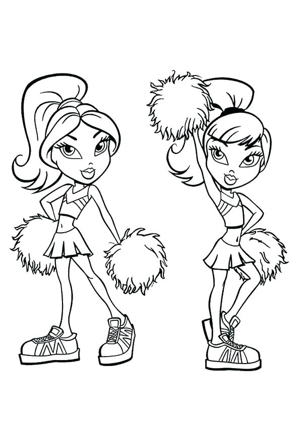 Cheer Coloring Pages Cheerleaders Coloring Pages Cheerleader 595x842 Cheer Coloring Pages Cheerleaders Coloring Pages Cheerleader