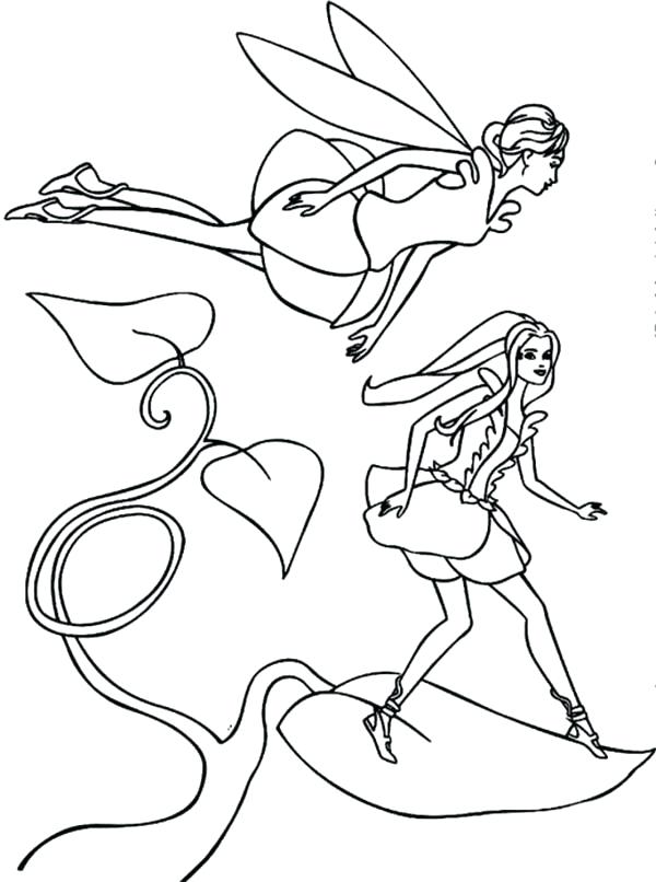 Dandelion Coloring Pages Barbie And Dandelion Standing On A Leaf 600x806 Dandelion Coloring Pages Barbie And Dandelion Standing On A Leaf