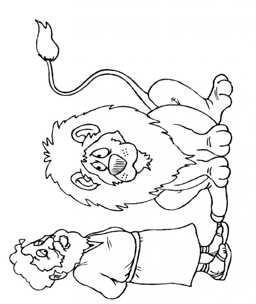 Wonderful Daniel And The Lions Den Coloring Page In Lion S Free 878x1044 Wonderful Daniel And The Lions Den Coloring Page In Lion S Free