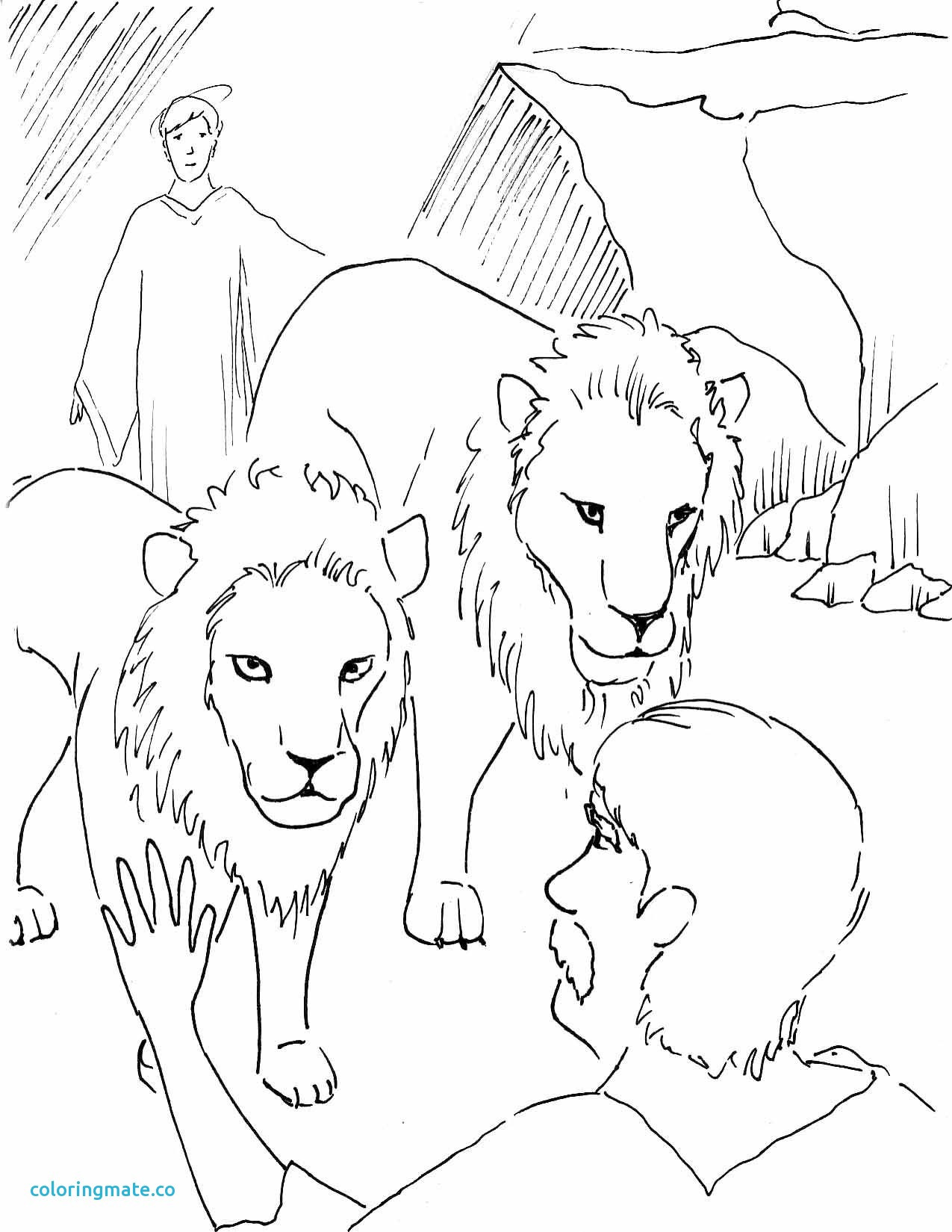 Daniel And The Lions Den Coloring Page Awesome Noticeable In Lion 1275x1649 Daniel And The Lions Den Coloring Page Awesome Noticeable In Lion
