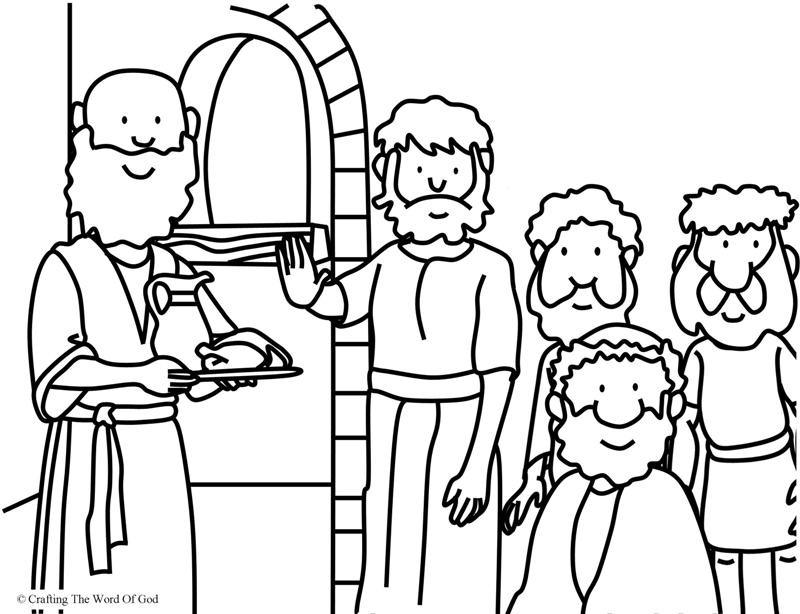 Daniel Refused The Kings Food Coloring Page Crafting The Word 800x614 Daniel Refused The Kings Food Coloring Page Crafting The Word