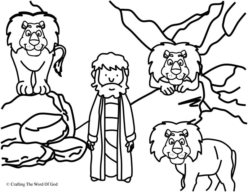 800x620 Daniel In The Lions Den Coloring Page Crafting The Word Of God