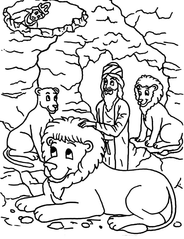 600x781 King Darius Put Daniel Into Lions Den In Daniel And The Lions Den