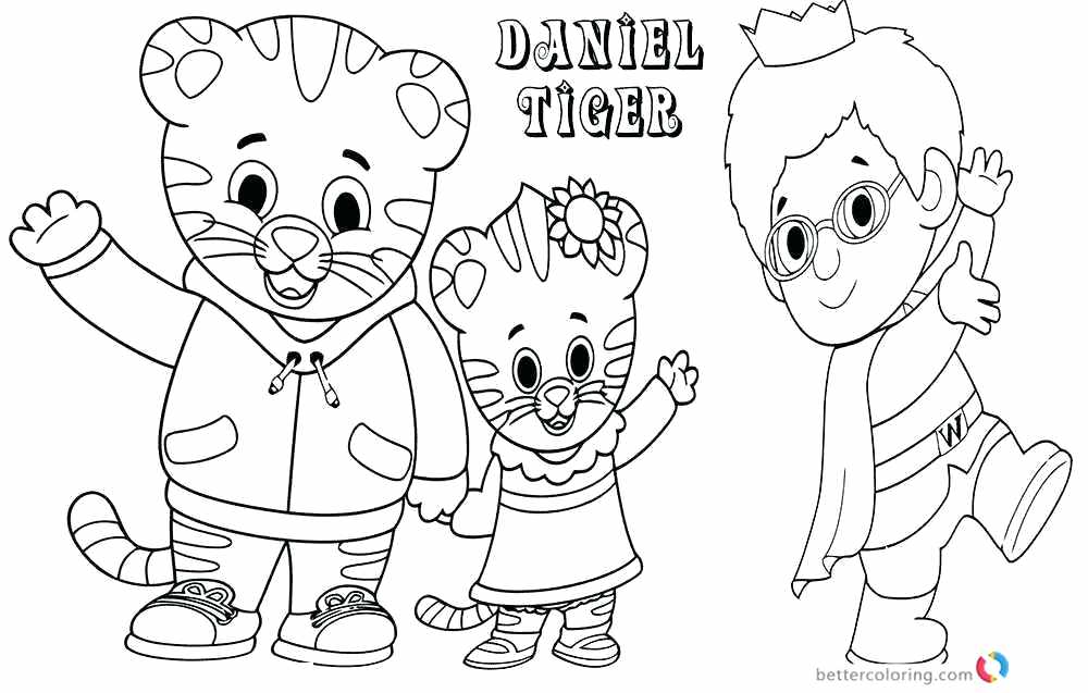 1000x637 Daniel Tiger Coloring Pages Best Images About Coloring Pages