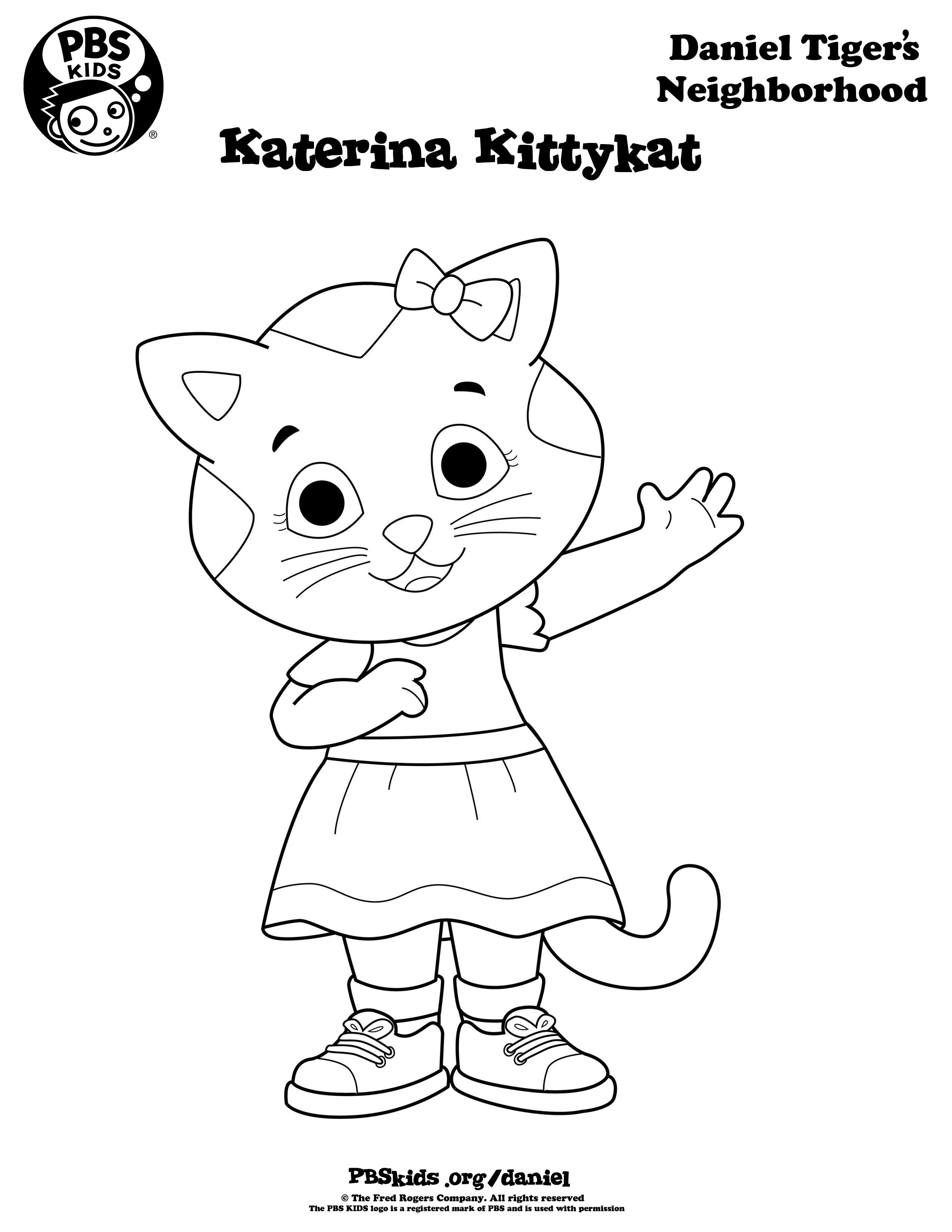 2550x3300 Coloring Daniel Tigers Neighborhood Pbs Kids Anna Maries 3rd Pbs
