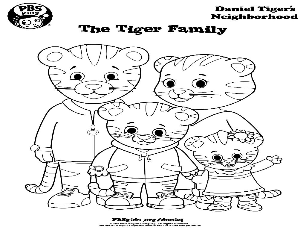 1024x768 Good How To Draw Tiger Drawing With Daniel Coloring Pages Free