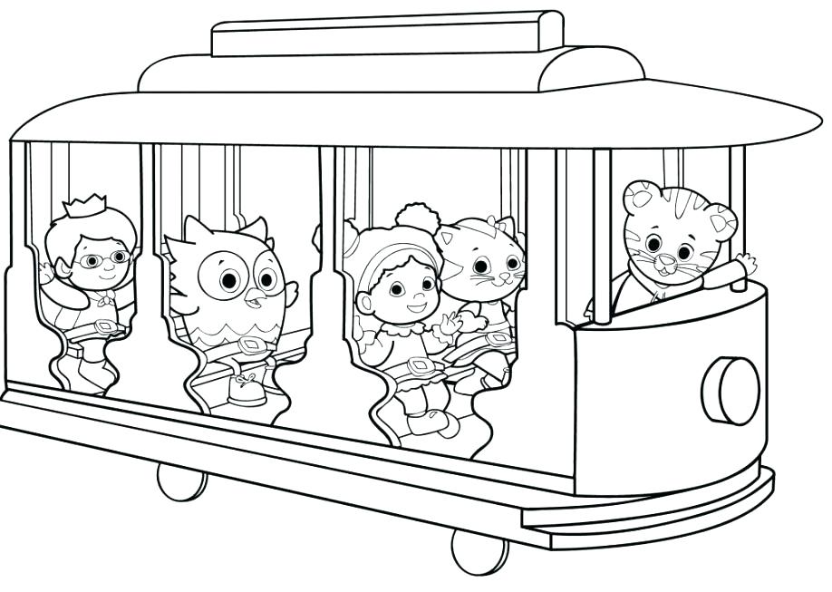 918x653 Daniel Tiger Coloring Book Together With Tiger Coloring Sheets 58
