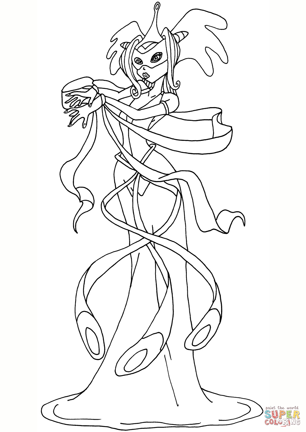 1240x1754 Winx Club Trix Stormy Coloring Pages For Girls Best Of Daphne