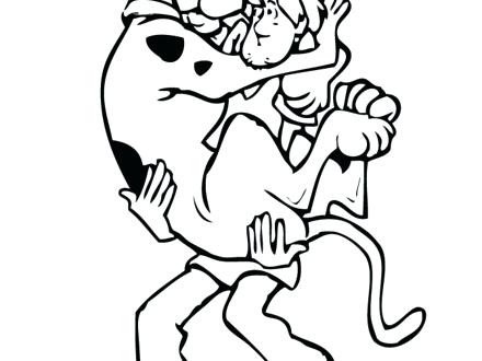 440x330 Daphne Coloring Pages Scooby Doo Dog Print Color Craft Mouse
