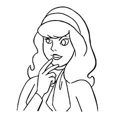 230x230 Top 30 Free Printable Scooby Doo Coloring Pages Online Daphne Blake
