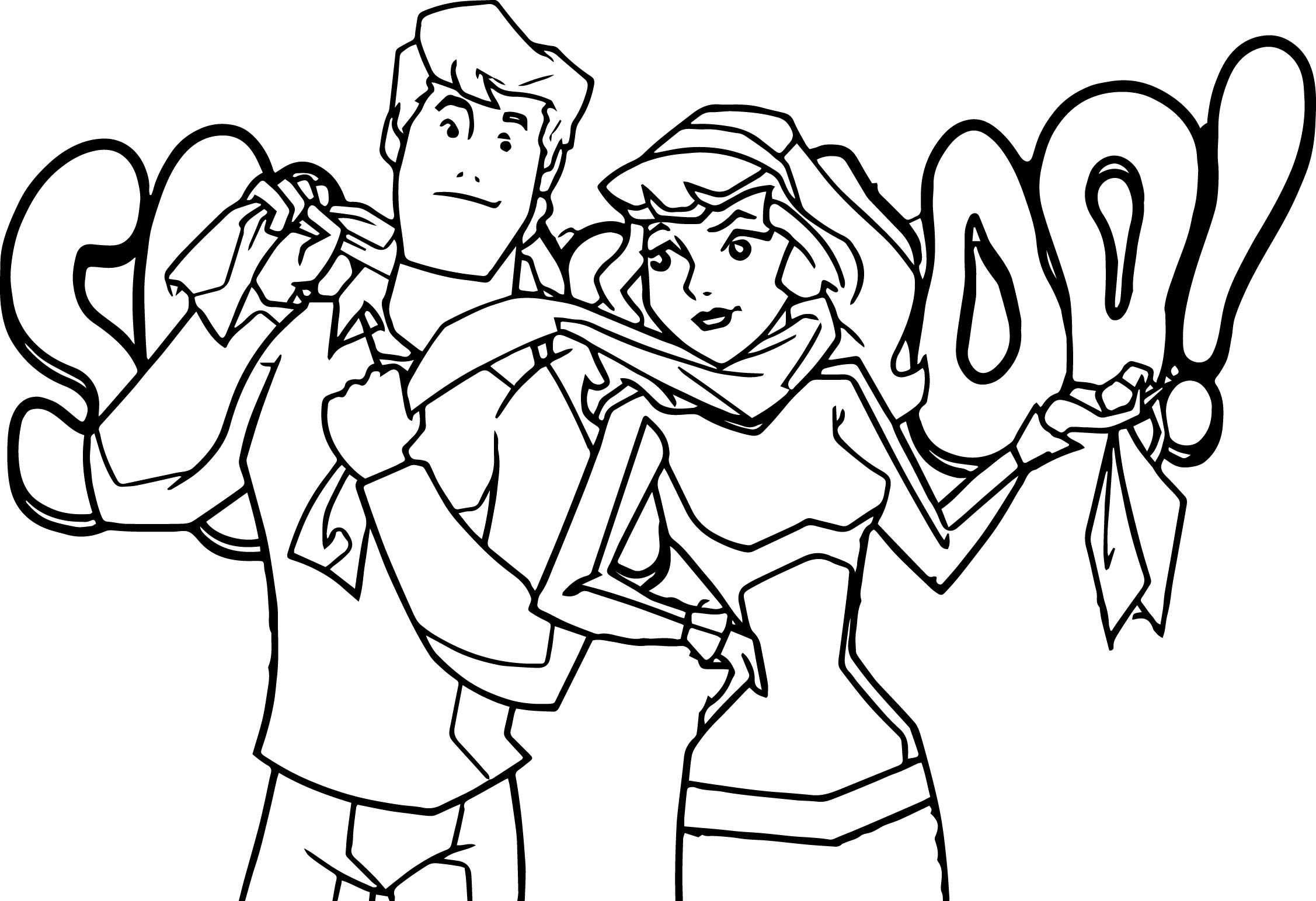 2254x1544 Best Of Fred Daphne Scooby Doo Mystery Incorporated Coloring Page