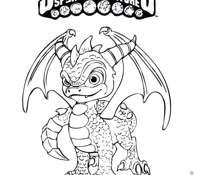 678x600 Skylanders Spyro Coloring Pages Coloring Pages Coloring Pages