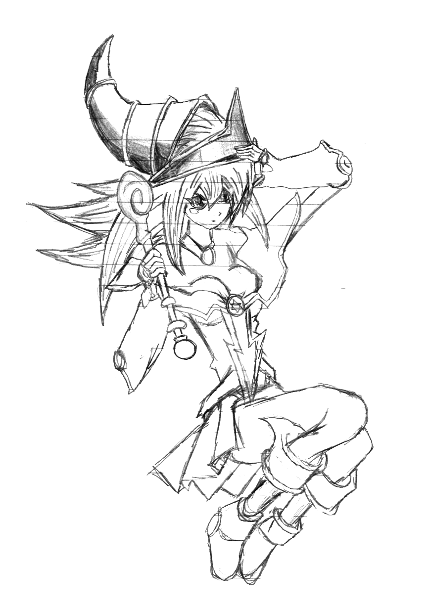 865x1232 Yugioh Coloring Pages Yugioh Dark Magician Coloring Pages Kids