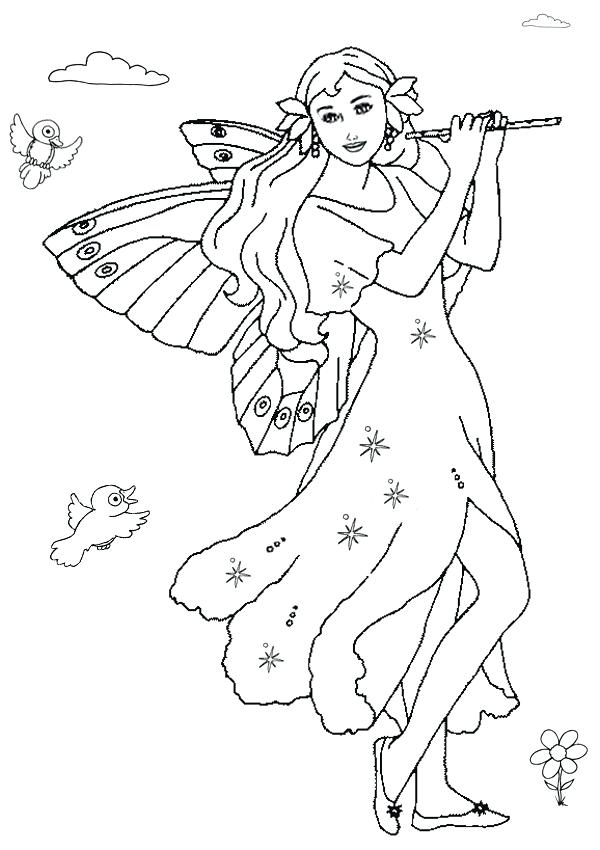 Dark Fairy Coloring Pages at GetColorings.com | Free printable ...