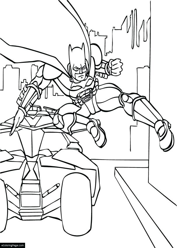 Dark Knight Coloring Pages Dark Knight Batman Jumps Out 607x850 Dark Knight Coloring Pages Dark Knight Batman Jumps Out