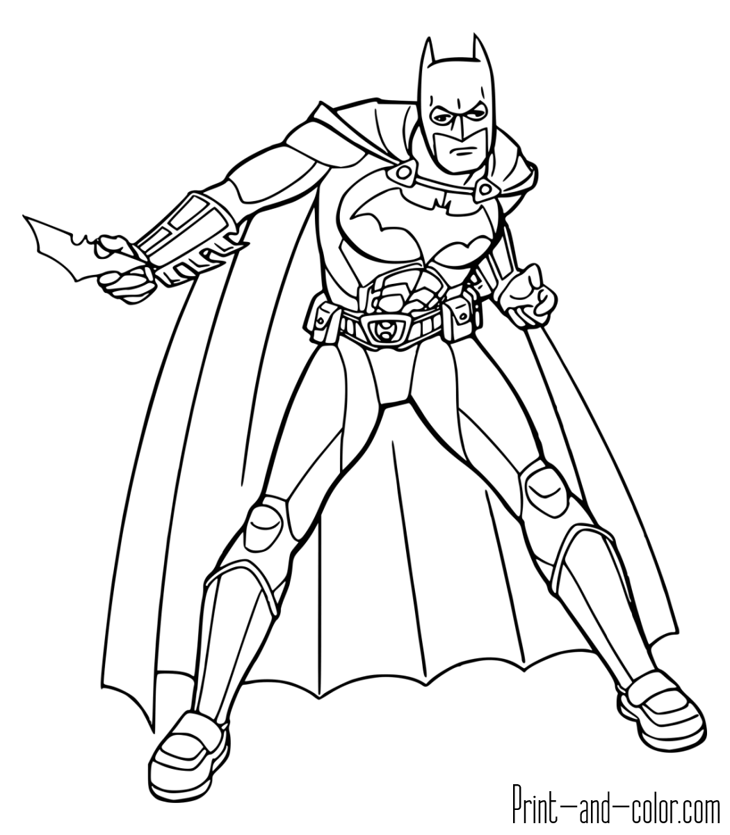 Batman Coloring Pages Print 1050x1200 Batman Coloring Pages Print
