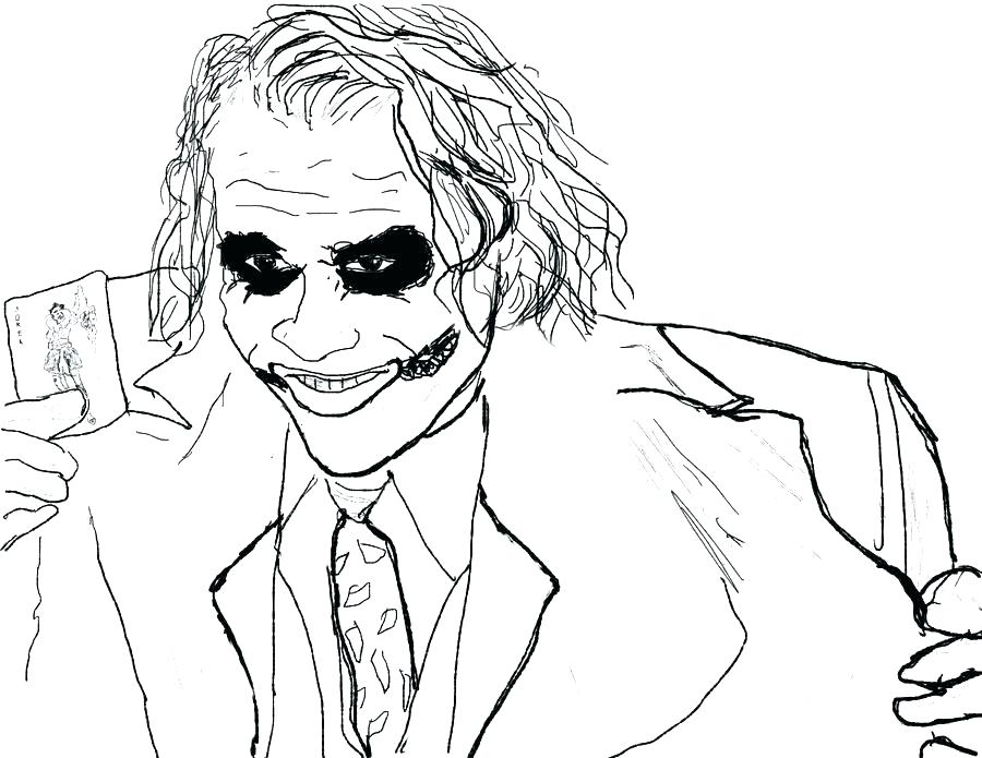 Dark Knight Joker Coloring Pages at GetColorings.com | Free printable ...