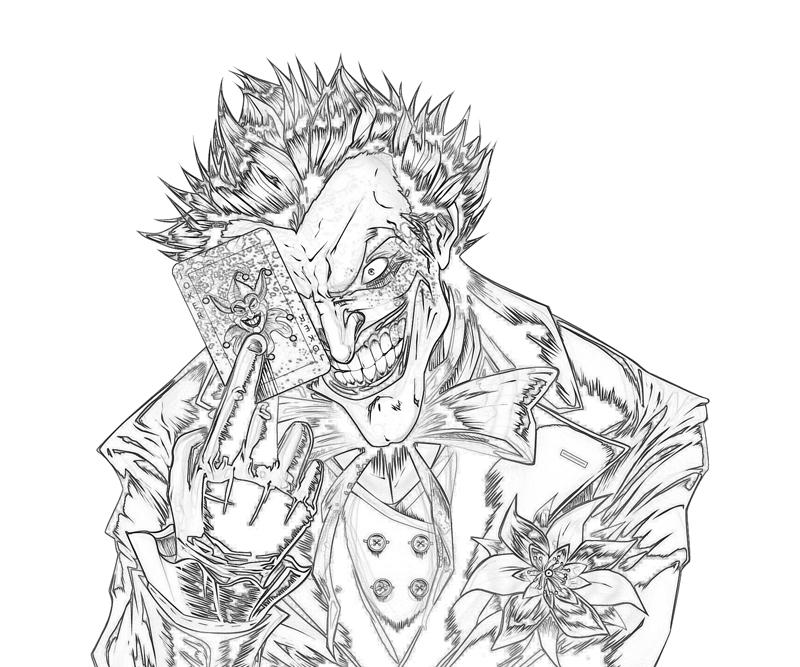 800x667 Batman Arkham City Joker Coloring Pages