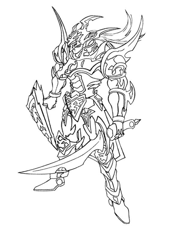 Yu Gi Oh The Enemy Will Attack With Swords Coloring Page Kids 570x760 Yu Gi Oh The Enemy Will Attack With Swords Coloring Page Kids