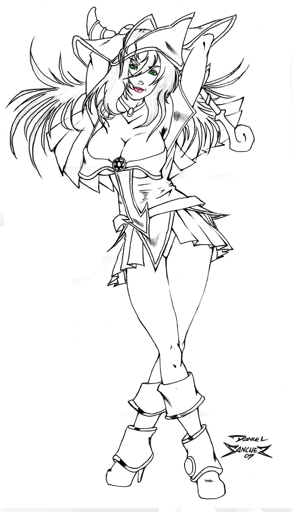 Dark Magician Girl By Megaween 970x1700 Dark Magician Girl By Megaween