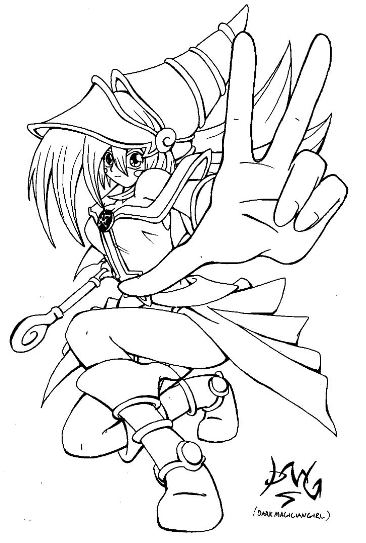 Yu Gi Oh Dark Magician Girl Drawings 724x1072 Yu Gi Oh Dark Magician Girl Drawings