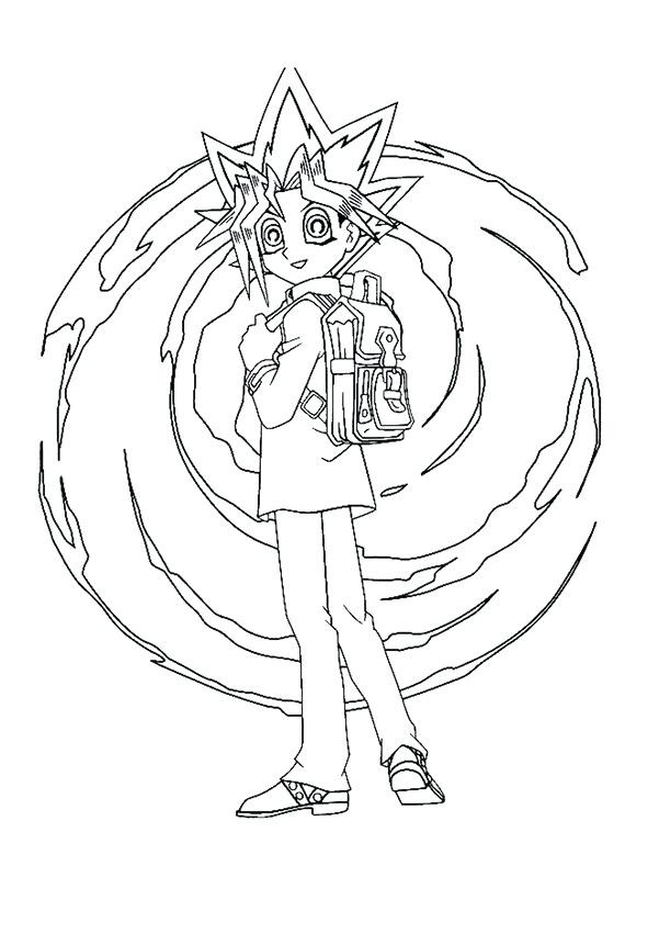Yugioh Coloring Pages 601x850 Yugioh Coloring Pages