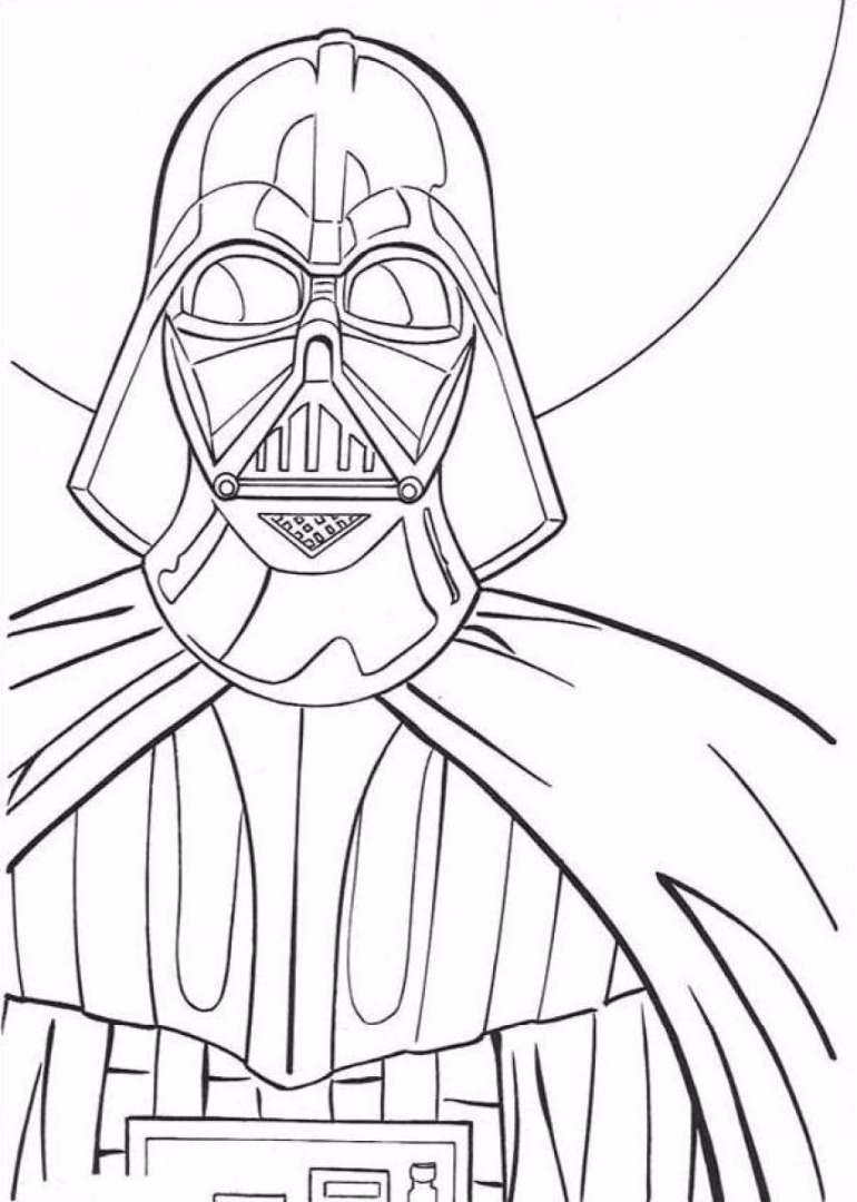 Darth Vader Coloring Pages 770x1080 Darth Vader Coloring Pages