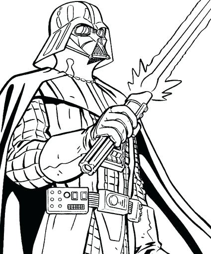 Star Wars Darth Vader Coloring Pages Printable 425x510 Star Wars Darth Vader Coloring Pages Printable