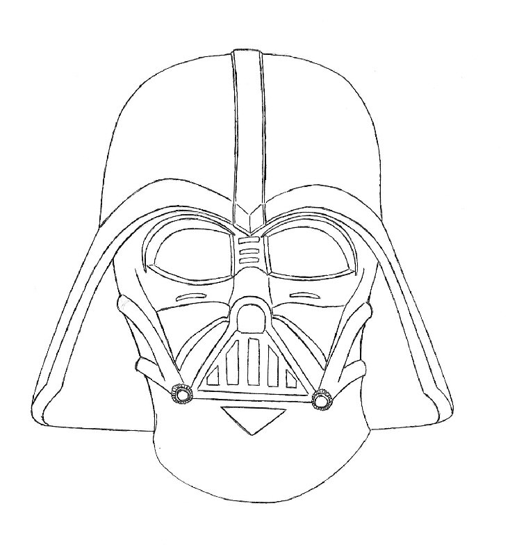 Darth Vader Coloring Pages 757x800 Darth Vader Coloring Pages