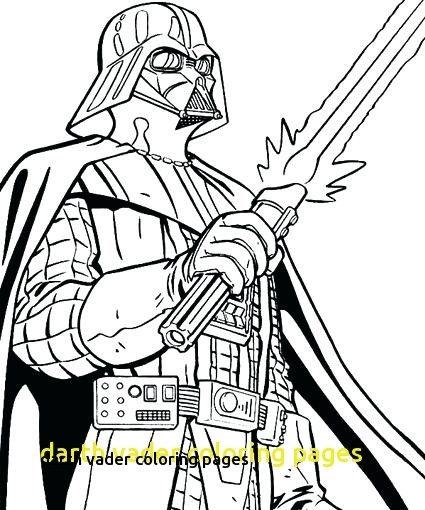 Darth Vader Coloring Pages For Kids at GetColorings.com | Free ...