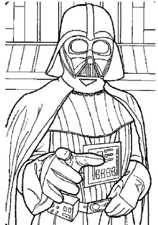 Darth Vader Coloring Pages For Kids at GetColorings.com | Free ...