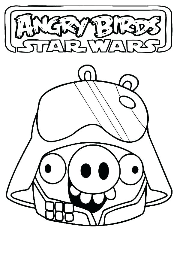 600x849 Angry Birds Star Wars Coloring Pages Printable Angry Birds Star