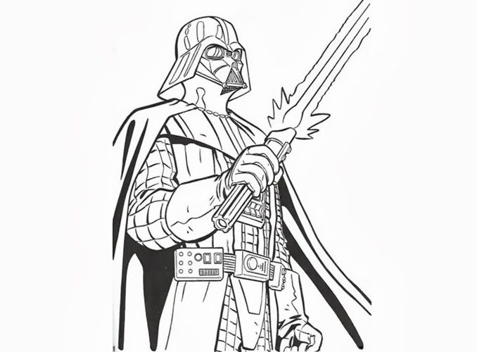 678x500 Darth Vader Coloring Pages Coloring Pages Online Free Coloring