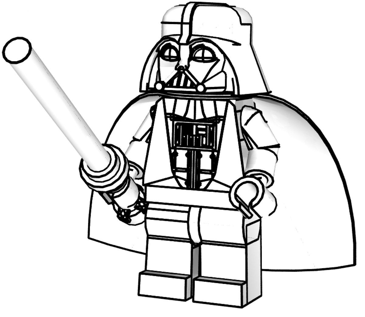 1200x1042 Darth Vader Coloring Page Lego Star Wars Pages For Kids Printable
