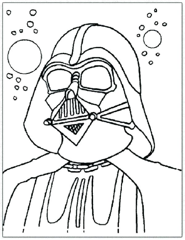 600x780 Free Printable Lego Darth Vader Coloring Pages Page Star Wars Head