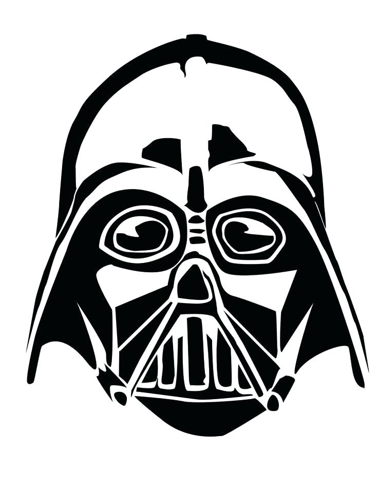 Darth Vader Mask Coloring Page at GetColorings.com | Free printable ...

