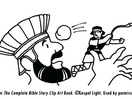 440x330 David And Goliath Coloring Page And Coloring Page Coloring Pages