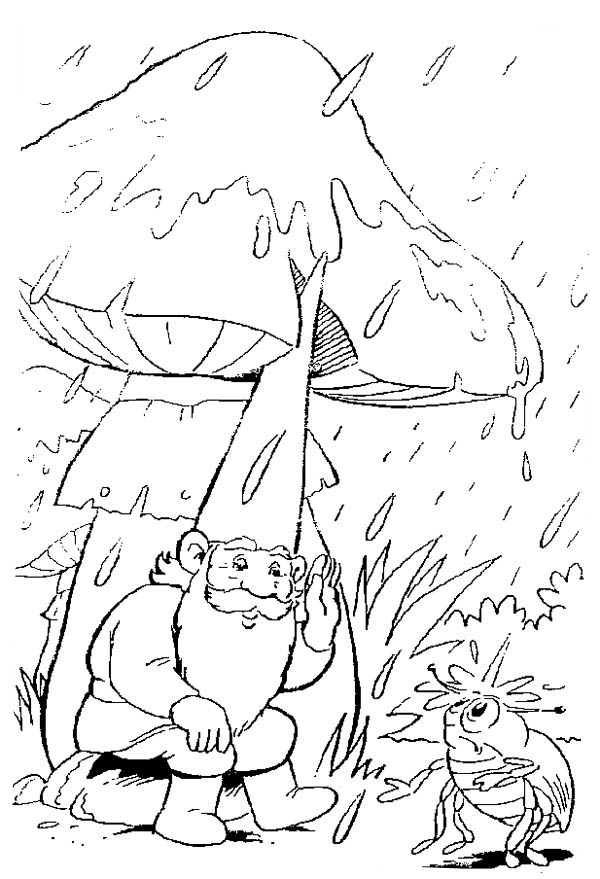 David The Gnome Greeting To A Ladybug Coloring Pages Batch Coloring 600x879 David The Gnome Greeting To A Ladybug Coloring Pages Batch Coloring