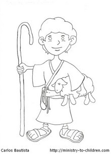 220x305 Coloring Pages Sheep And The Shepherd Unique David The Shepherd