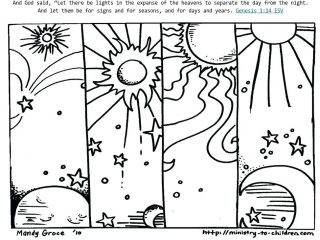 320x240 Day Night Coloring Pages Night Coloring Pages Genesis Coloring