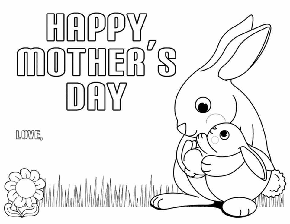 960x743 Free Printable Mother's Day Coloring Pages