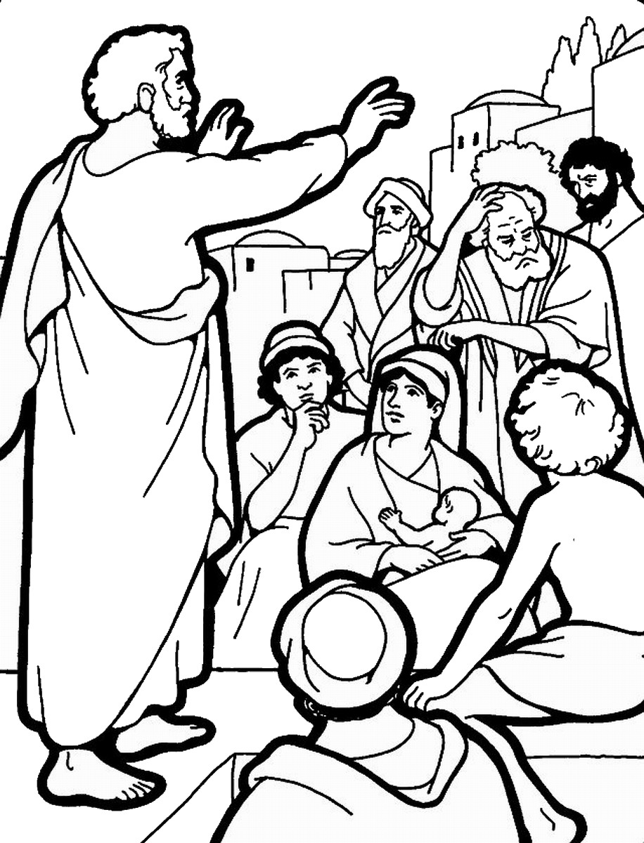 916x1200 Pentecost Coloring Pages