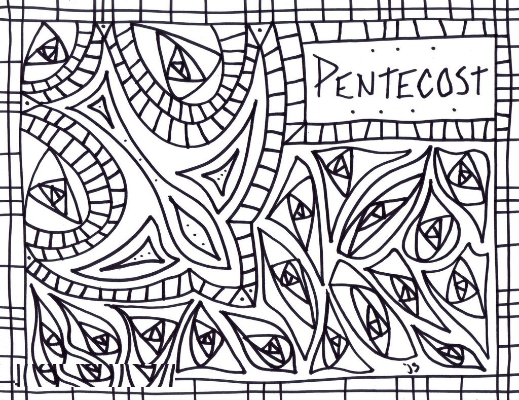 1024x789 Sunday School Coloring Pages Pentecost Catholic