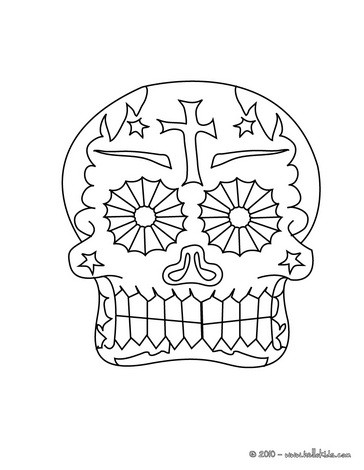 Mexican Day Of The Dead Coloring Pages 364x470 Mexican Day Of The Dead Coloring Pages