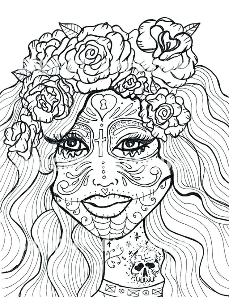 Day Of The Dead Coloring Sheets Related Posts Day Dead Coloring 741x960 Day Of The Dead Coloring Sheets Related Posts Day Dead Coloring